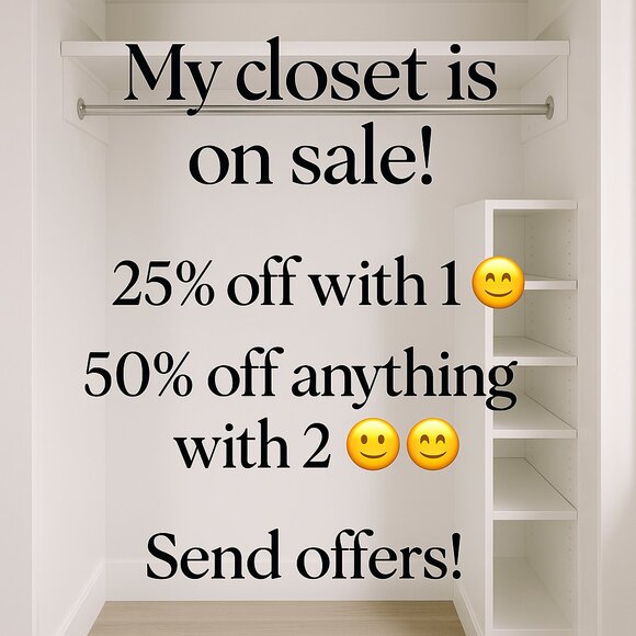 Closet is on Sale!!!! - Picture 1 of 1